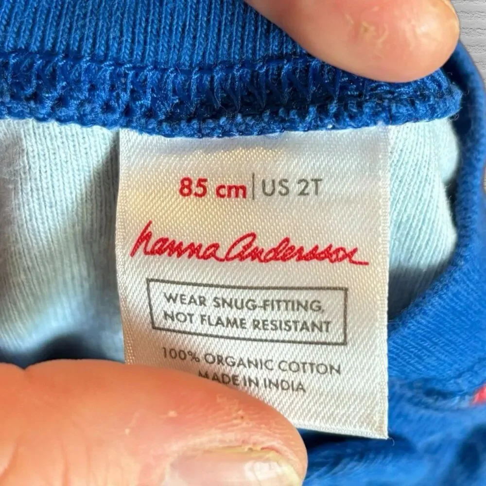 Hanna Andersson 2t Gum Ball Zipper Pajamas